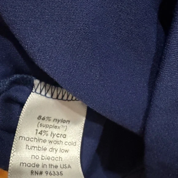 Susana Monoco Navy Sleeveless Top Medium - Picture 4 of 4